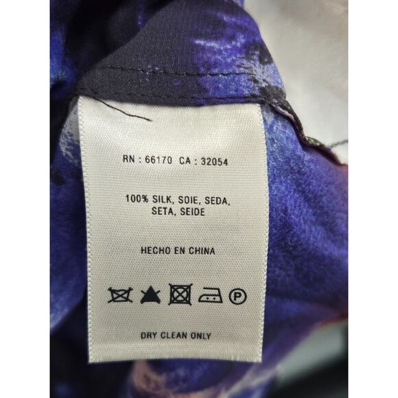 Anthropologie Blue and Red Floral Mini Dress - Picture 4 of 7